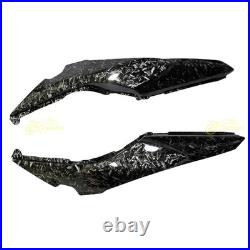 Black Forged Carbon Fiber Fairing Kit +Tank for Kawasaki Ninja 650 2020-2026 ABS
