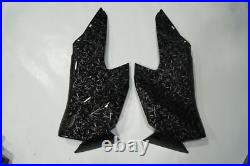 Black Forged Carbon Fiber Fairings+Tank+Bolt For Kawasaki Ninja ZX-10R 2021-2025