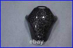 Black Forged Carbon Fiber Gas Fuel Tank Cover For Kawasaki Ninja 650 2012-2016
