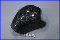 Black Forged Carbon Fiber Gas Fuel Tank Cover For Kawasaki Ninja 650 2012-2016