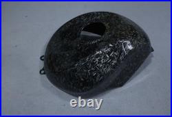 Black Forged Carbon Fiber Look Fuel Gas Tank Cover For SUZUKI GSXR1000 2003