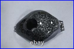 Black Forged Carbon Fiber Paint Gas Fuel Tank Cover For Honda CBR600F4 1999-2000