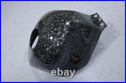 Black Forged Carbon Fiber Paint Gas Fuel Tank Cover For Honda CBR600F4 1999-2000