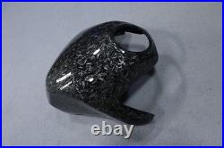 Black Forged Carbon Fiber Tank Cover Fairing For Kawasaki Ninja 650 2012-2016
