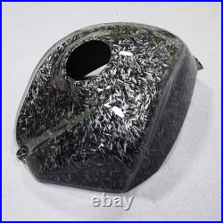 Black Forged Carbon Fiber Tank Cover Fairing for Suzuki GSXR600/750 2006-2007