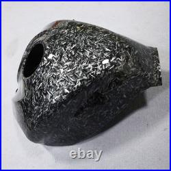 Black Forged Carbon Fiber Tank Cover Fairing for Suzuki GSXR600/750 2006-2007