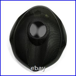 Black Fuel Gas Tank Cover Fairing Carbon Fiber Look For Yamaha YZF R6 2008-2016