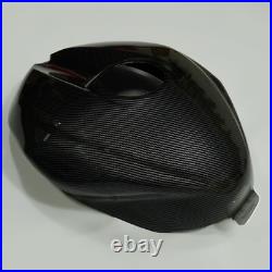 Black Fuel Gas Tank Cover Fairing Carbon Fiber Look For Yamaha YZF R6 2008-2016