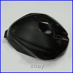 Black Fuel Gas Tank Cover Fairing Carbon Fiber Look For Yamaha YZF R6 2008-2016