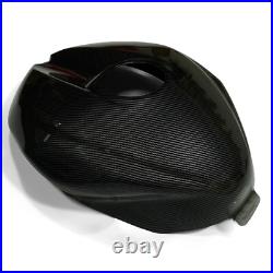 Black Fuel Gas Tank Cover Fairing Carbon Fiber Look For Yamaha YZF R6 2008-2016