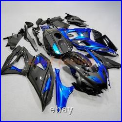 Blue Black Carbon Fiber Fairing Kit +Tank for Yamaha YZF R7 2022 2023 2024 2025