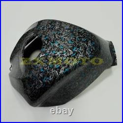 Blue Black Forged Carbon Fiber Fairing Kit+Tank Fit Suzuki GSXR600/750 2006 2007