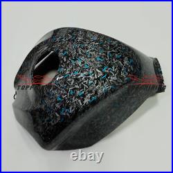 Blue Black Forged Carbon Fiber Fairing Kit+Tank for 2006 2007 Suzuki GSXR600/750