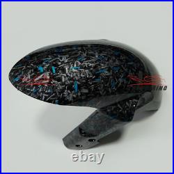 Blue Black Forged Carbon Fiber Fairing Kit+Tank for 2006 2007 Suzuki GSXR600/750