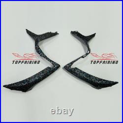 Blue Black Forged Carbon Fiber Fairing Kit+Tank for 2006 2007 Suzuki GSXR600/750