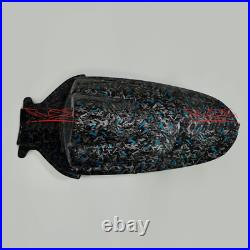 Blue Black Forged Carbon Fiber Fairing Kit+Tank for 2006 2007 Suzuki GSXR600/750