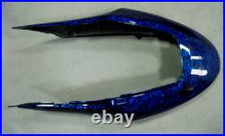 Blue Forged Carbon Fiber Fairing Kit+Tank+Bolt For Honda CBR600F4 1999 2000 US
