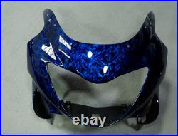 Blue Forged Carbon Fiber Fairing Kit+Tank Cover For Honda CBR600F4 1999 2000 US