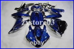Blue Forged Carbon Fiber Fairing Kit + Tank For Yamaha YZF R1 2004 2005 2006 US