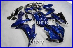 Blue Forged Carbon Fiber Fairing Kit + Tank For Yamaha YZF R1 2004 2005 2006 US