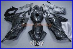 Blue Forged Carbon Fiber Fairing Kit+Tank for Kawasaki Ninja 300 2013-2017 Black
