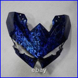 Blue Forged Carbon Fiber Fairings+Tank+Bolts For Kawasaki Ninja 500 2024 2025 US