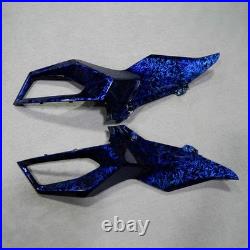 Blue Forged Carbon Fiber Fairings+Tank+Bolts For Kawasaki Ninja 500 2024 2025 US