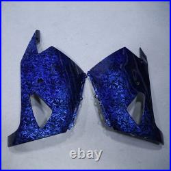 Blue Forged Carbon Fiber Fairings+Tank+Bolts For Kawasaki Ninja ZX14 R 2006-2011