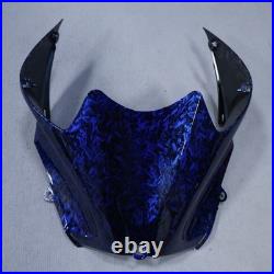 Blue Forged Carbon Fiber Fairings+Tank+Bolts For Kawasaki Ninja ZX14 R 2006-2011