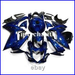 Blue Forged Carbon Fiber Fairings+Tank Cover For Suzuki GSXR600/750 2011-2024 US