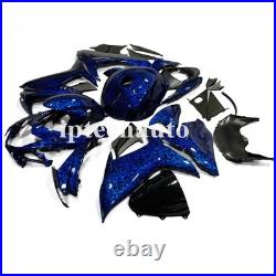 Blue Forged Carbon Fiber Fairings+Tank Cover For Suzuki GSXR600/750 2011-2024 US