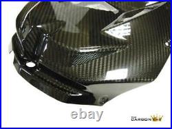 Bmw S1000rr Carbon Petrol Tank Cover 2012-2014 In Twill Gloss Weave Hp4 Fibre