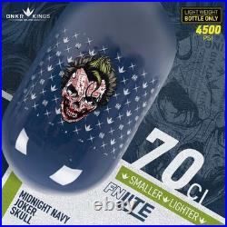 Bunkerkings FN Lite Air With NEW Reg- 70ci 4500psi Midnight Navy Joker Skull
