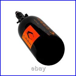 CRBN Paintball 77ci/4500psi HPA Compressed Air Tank Black/Orange with Ninja Reg