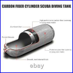 Carbon Fiber 4500PSI HPA Tank 3L 415 ci Scuba PCP Paintball Tank Refill