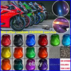 Carbon Fiber ABS Fuel Gas Tank Cover Fairing For Kawasaki Ninja 650 ER6F 2012-16
