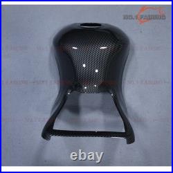 Carbon Fiber ABS Fuel Tank Cover Cowl Fairing For KAWASAKI Ninja ZX14 2006-2011