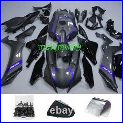 Carbon Fiber & Black ABS Fairing Kit+Full Tank For Yamaha YZF R1 R1M 2020-2024