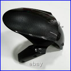 Carbon Fiber Black Fairing Kit With Tank Cover For Kawasaki Ninja ZX 6R 2013-2018
