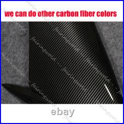 Carbon Fiber Black Fairing Kit With Tank Cover For Kawasaki Ninja ZX 6R 2013-2018