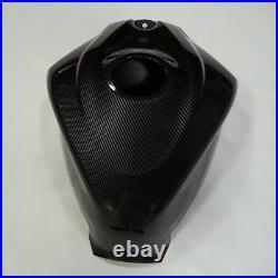 Carbon Fiber Black Fuel Gas Tank Cover Fairing Fit SUZUKI GSXR 600/750 2008-2010