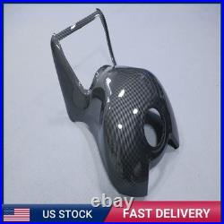 Carbon Fiber Black Fuel Gas Tank Cover Fairing For Kawasaki Ninja ZX14R 06-2011