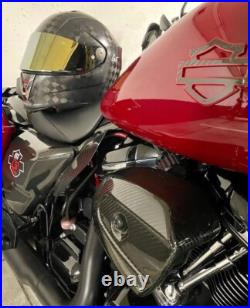 Carbon Fiber CVO Style Tank Emblems with Colored Outline 3.7, Fits 2024+ Models