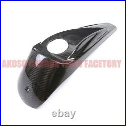 Carbon Fiber Dash Fuel Tank Cap Cover For Harley Touring Street Road Glide 08-23