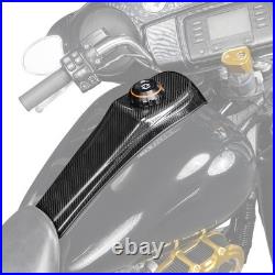 Carbon Fiber Dash Insert Fuel Console Gas Tank Cap For Harley Street Glide FLHX