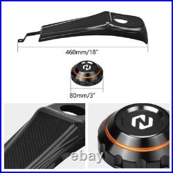 Carbon Fiber Dash Insert Fuel Console Gas Tank Cap For Harley Street Glide FLHX