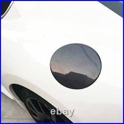 Carbon Fiber Door Gas Cap Fuel Filler Tank Cover For 07-21 Maserati GranTurismo