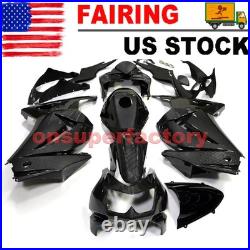Carbon Fiber Fairing Bodywork Kit+Tank Cover For Kawasaki Ninja 250R 2008-2012