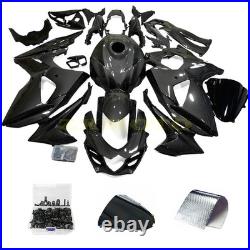 Carbon Fiber Fairing Kit +Tank Cover +Bolts for Suzuki GSXR1000 2009-2016 Black