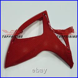 Carbon Fiber Fairing Kit +Tank Cover for SUZUKI GSXR600/750 2006 2007 Red Black